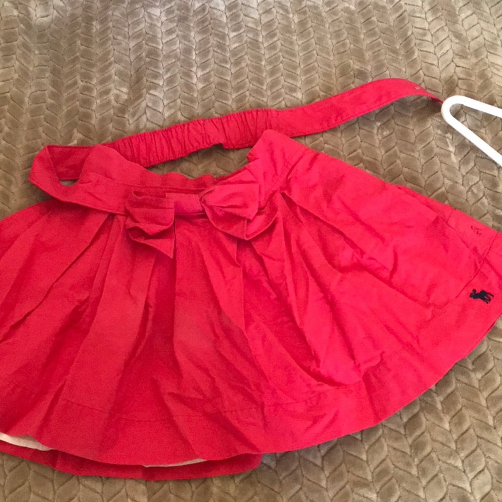 Pleated skater skirt